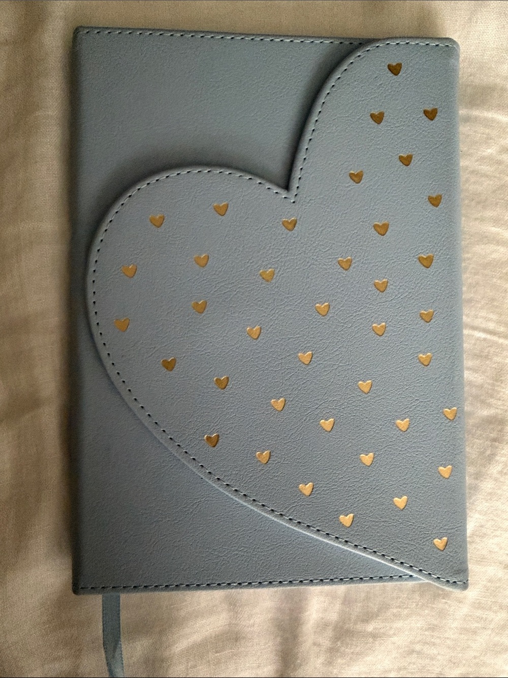 Blue Heart Accent Journal - Unbranded